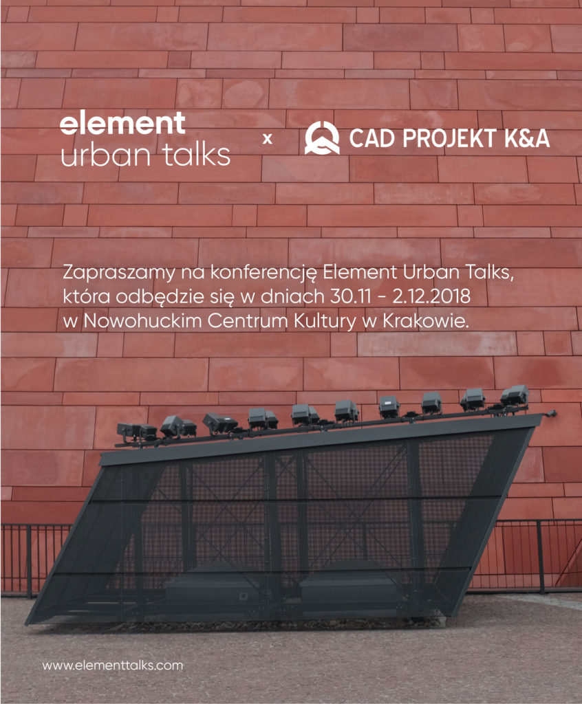 Urban Element Talks zaproszenie