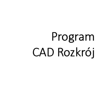 CAD Rozkrój