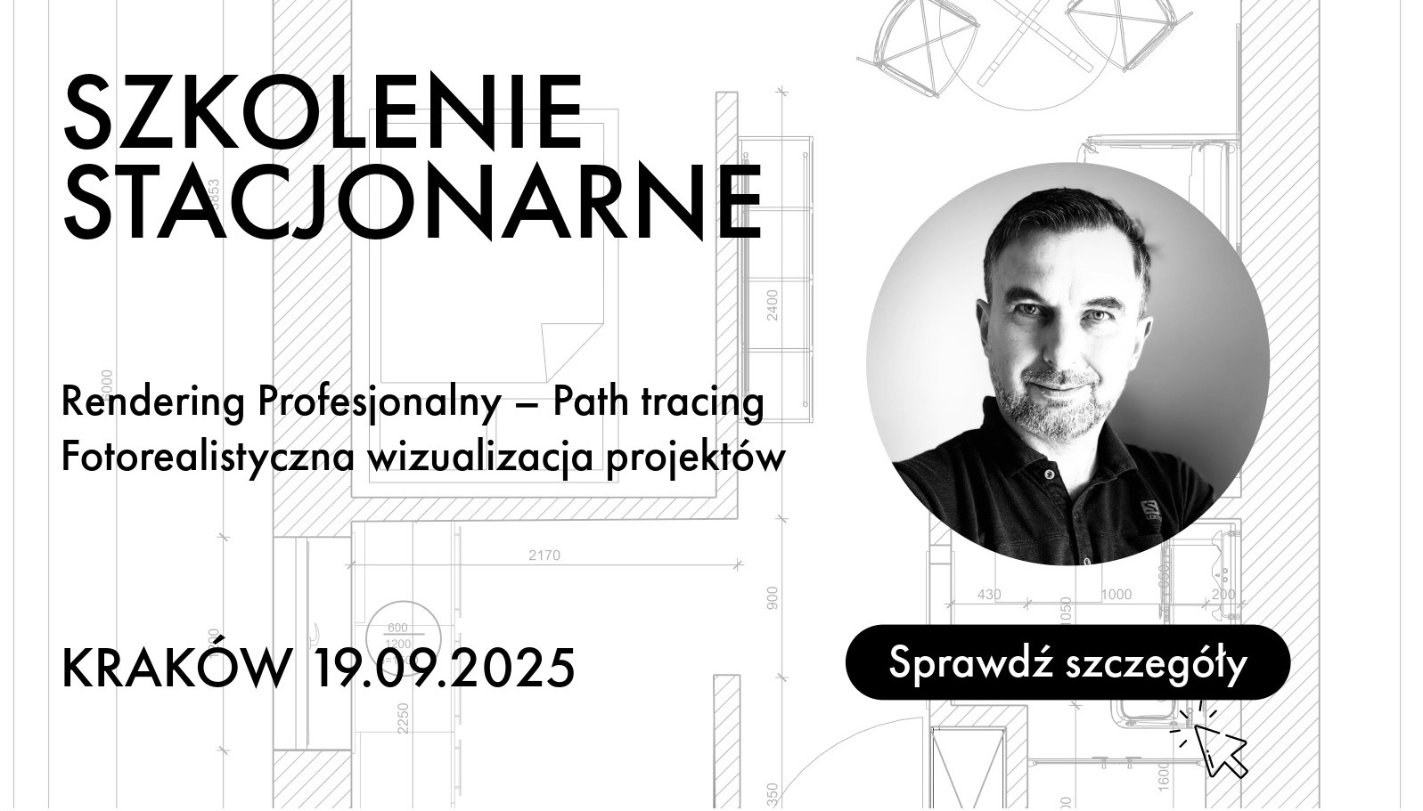 Szkolenie stacjonarne - Rendering Profesjonalny - Path tracing - wizualizacja projektów