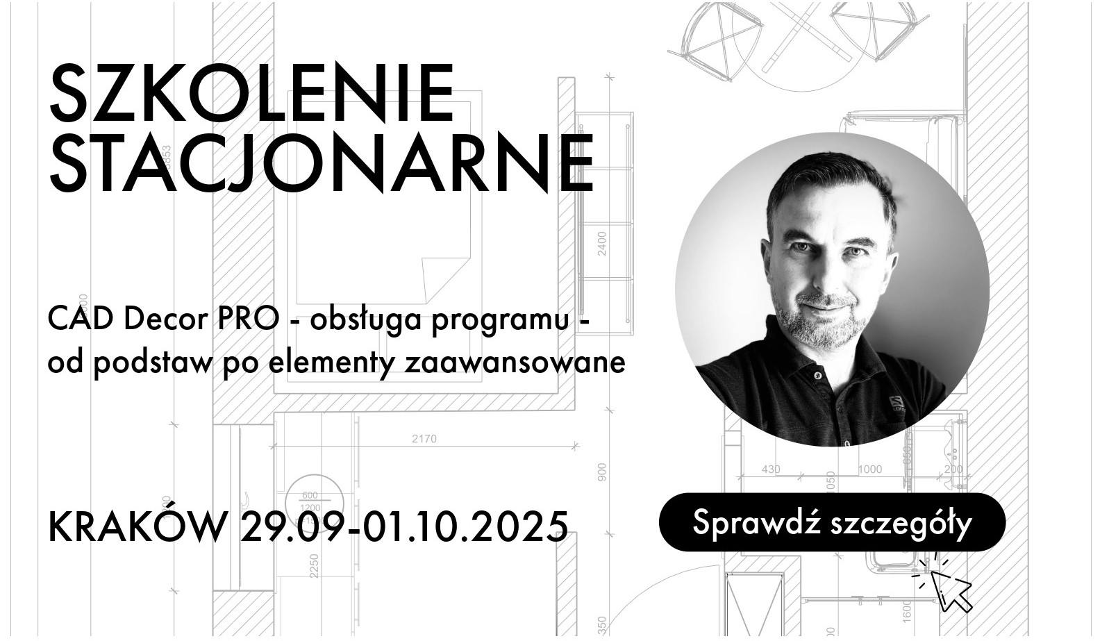 Szkolenie kompleksowe - CAD Decor PRO - obsługa programu - od podstaw po elementy zaawansowane