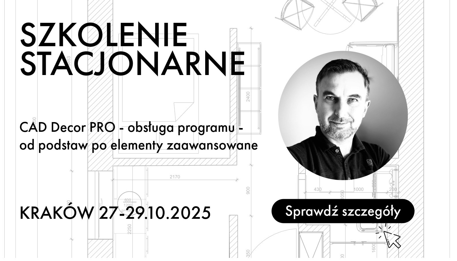 Szkolenie kompleksowe - CAD Decor PRO - obsługa programu - od podstaw po elementy zaawansowane