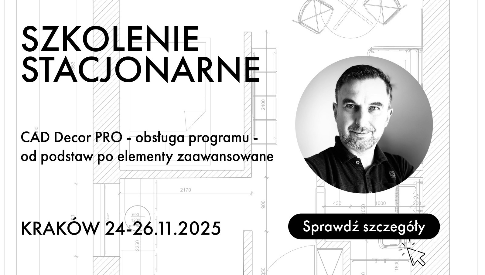 Szkolenie kompleksowe - CAD Decor PRO - obsługa programu - od podstaw po elementy zaawansowane