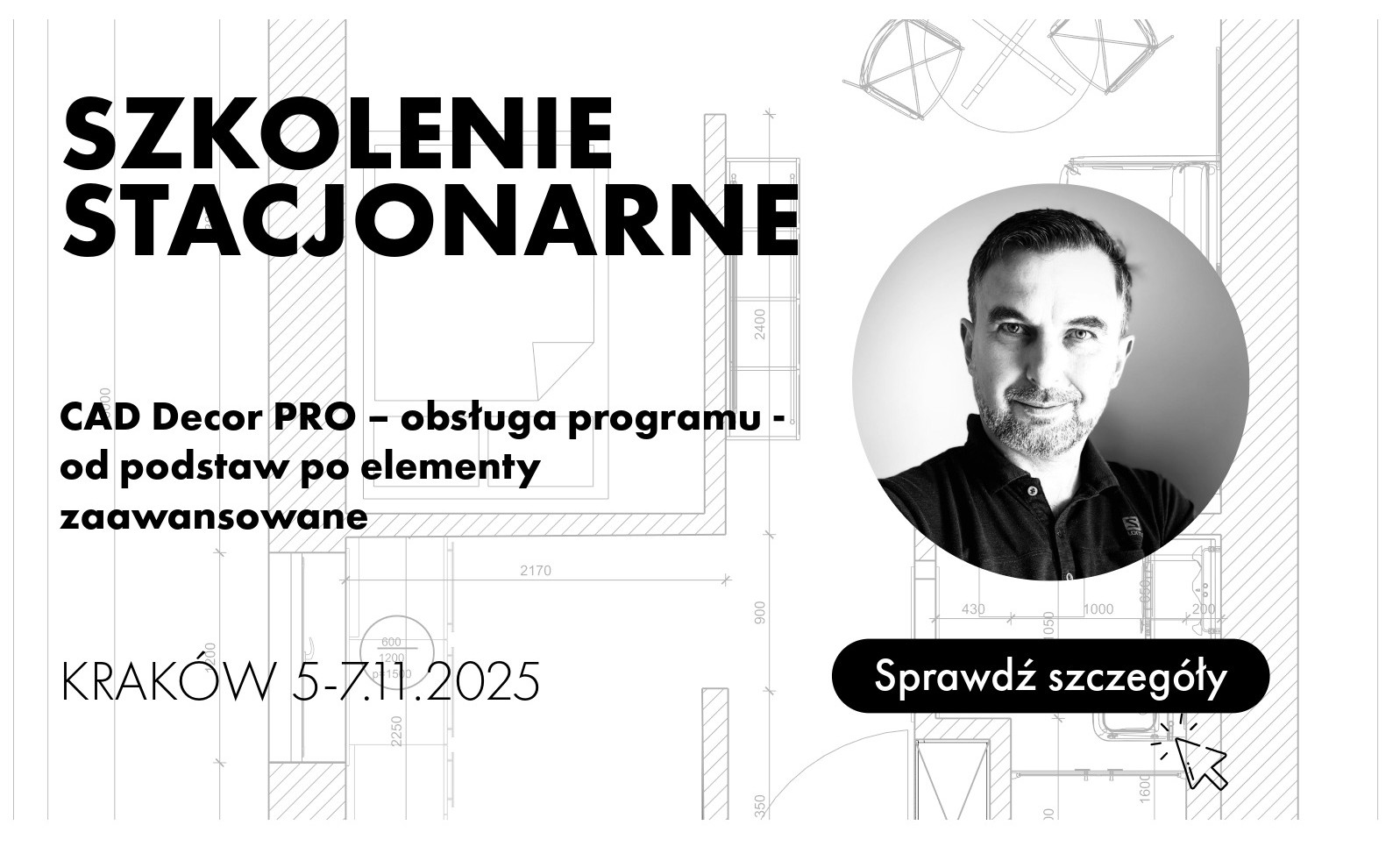Szkolenie kompleksowe - CAD Decor PRO - obsługa programu - od podstaw po elementy zaawansowane